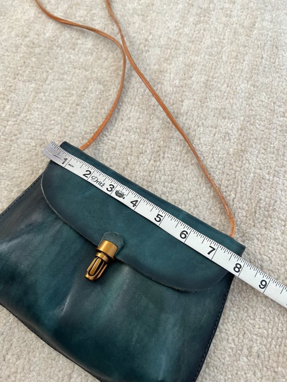 Old Trend Modern Vintage Leather Ada Mini Crossbody Purse Bag - Picture 10 of 12